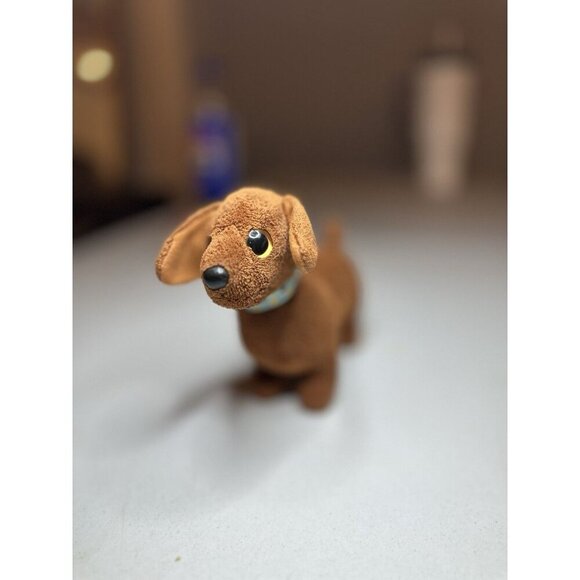 Ty Beanie Classic Dachshund “Frank” 2014 Wiener Plush Dog Used - Picture 5 of 8